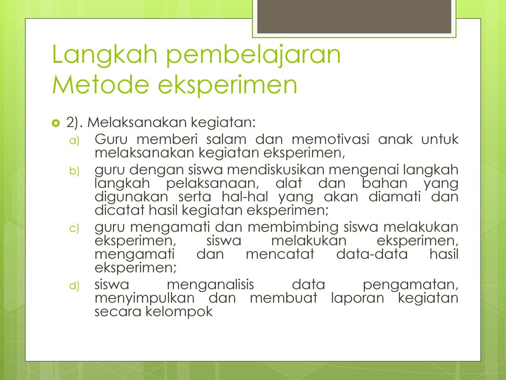 Detail Contoh Metode Eksperimen Nomer 33