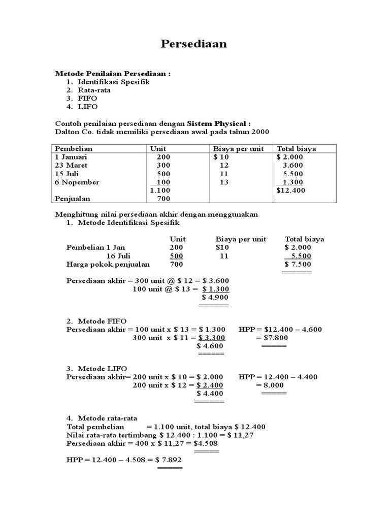 Detail Contoh Metode Fifo Nomer 47