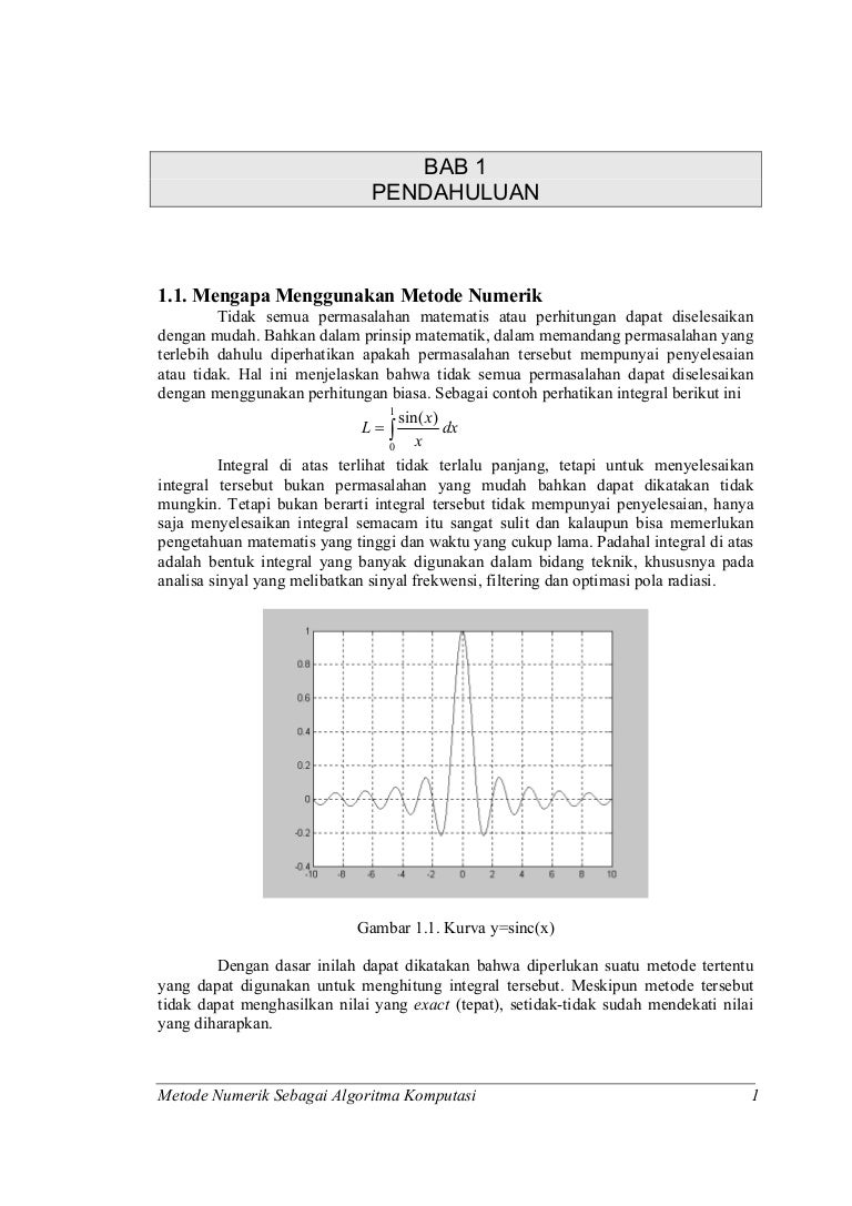 Detail Contoh Metode Numerik Nomer 22