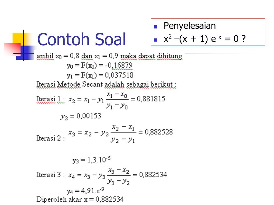 Detail Contoh Metode Numerik Nomer 3