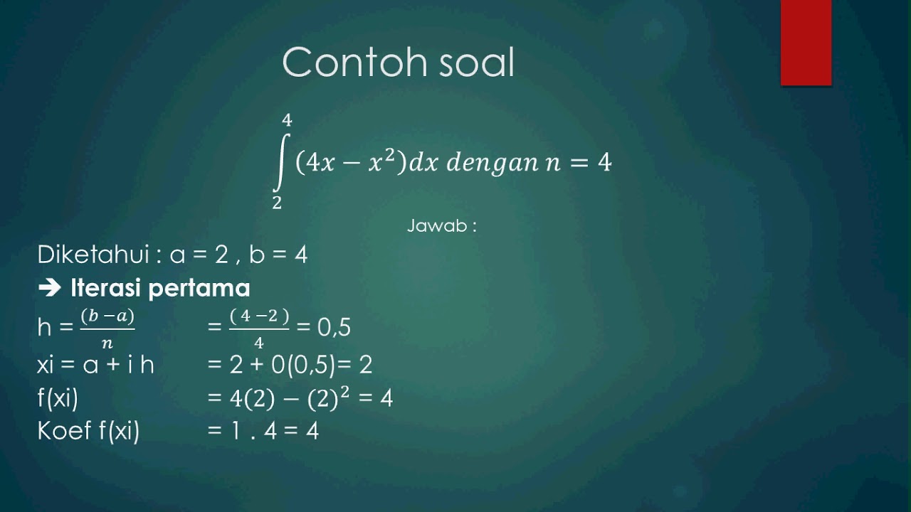 Detail Contoh Metode Numerik Nomer 31