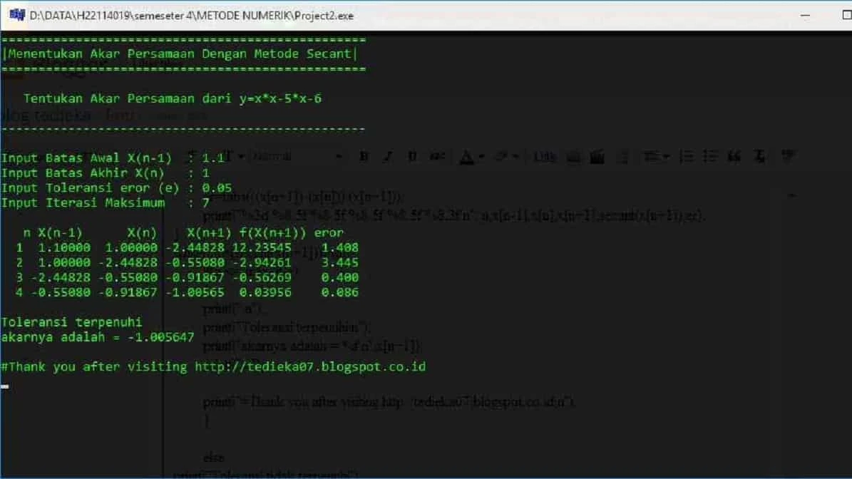 Detail Contoh Metode Numerik Nomer 44