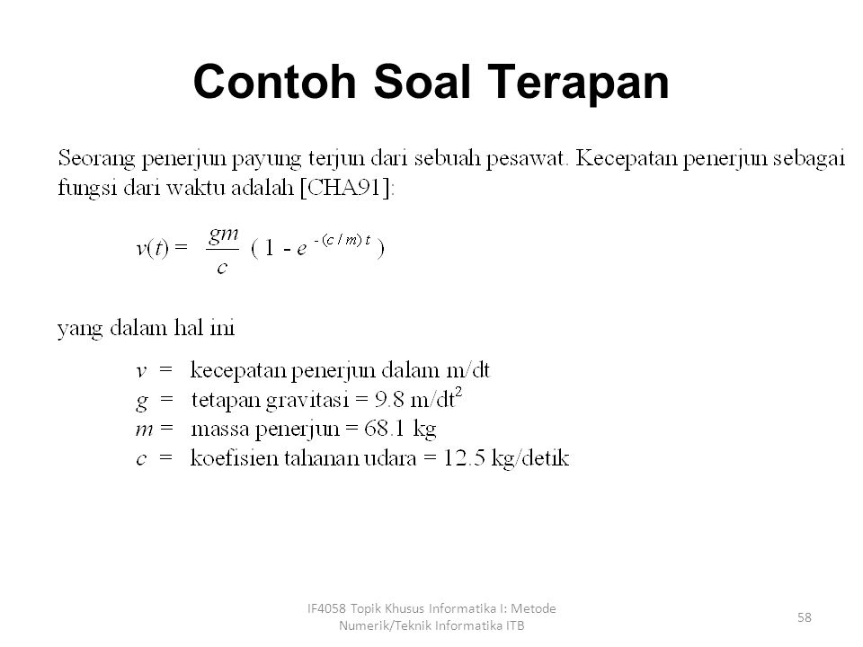 Detail Contoh Metode Numerik Nomer 8