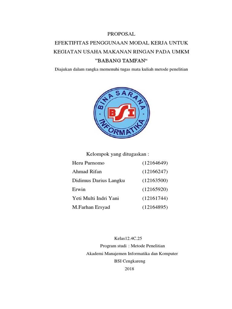 Detail Contoh Metode Penelitian Proposal Nomer 13