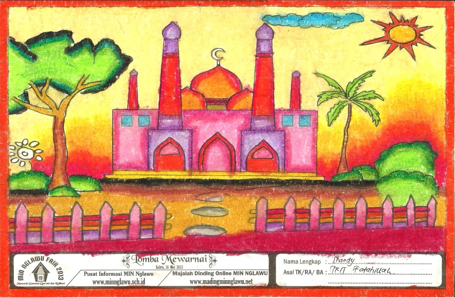 Detail Contoh Mewarnai Gambar Masjid Nomer 41