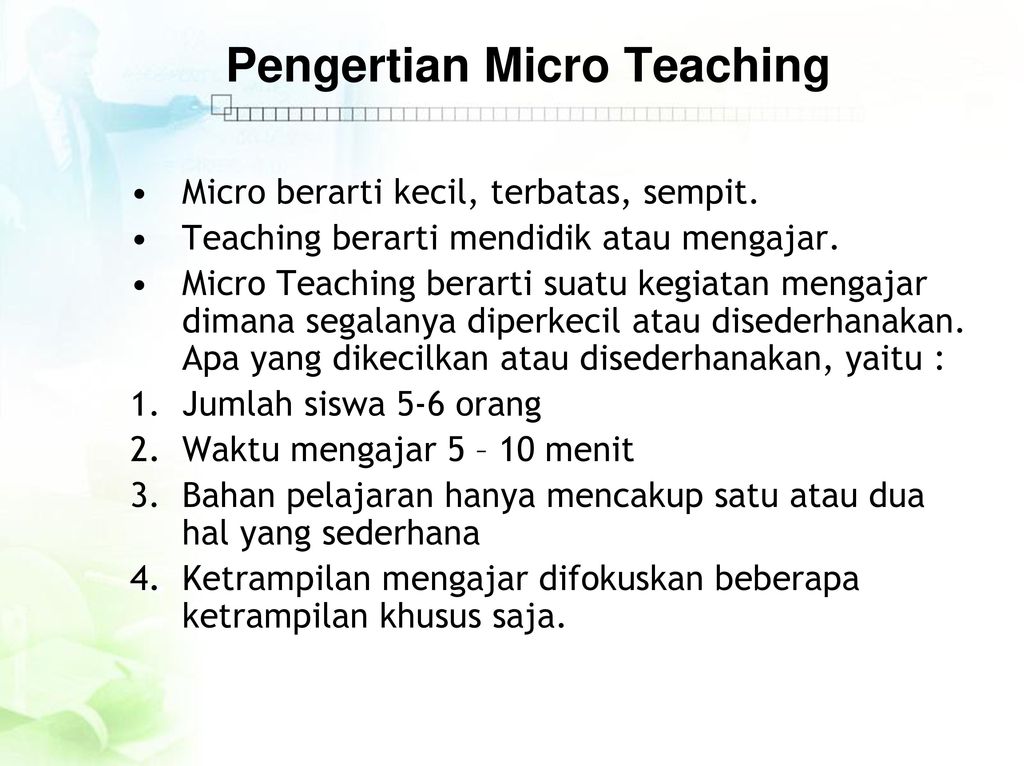Detail Contoh Micro Teaching Nomer 12