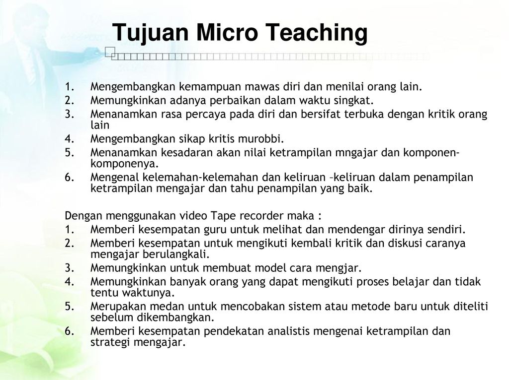 Detail Contoh Micro Teaching Nomer 36