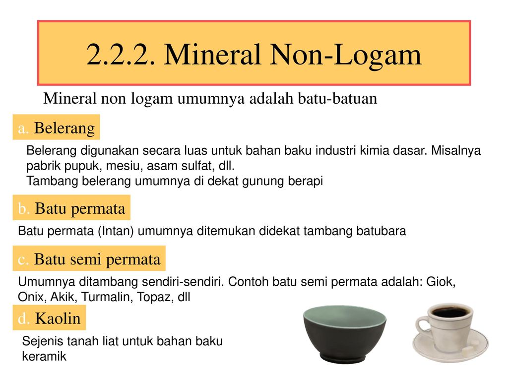 Detail Contoh Mineral Logam Nomer 36