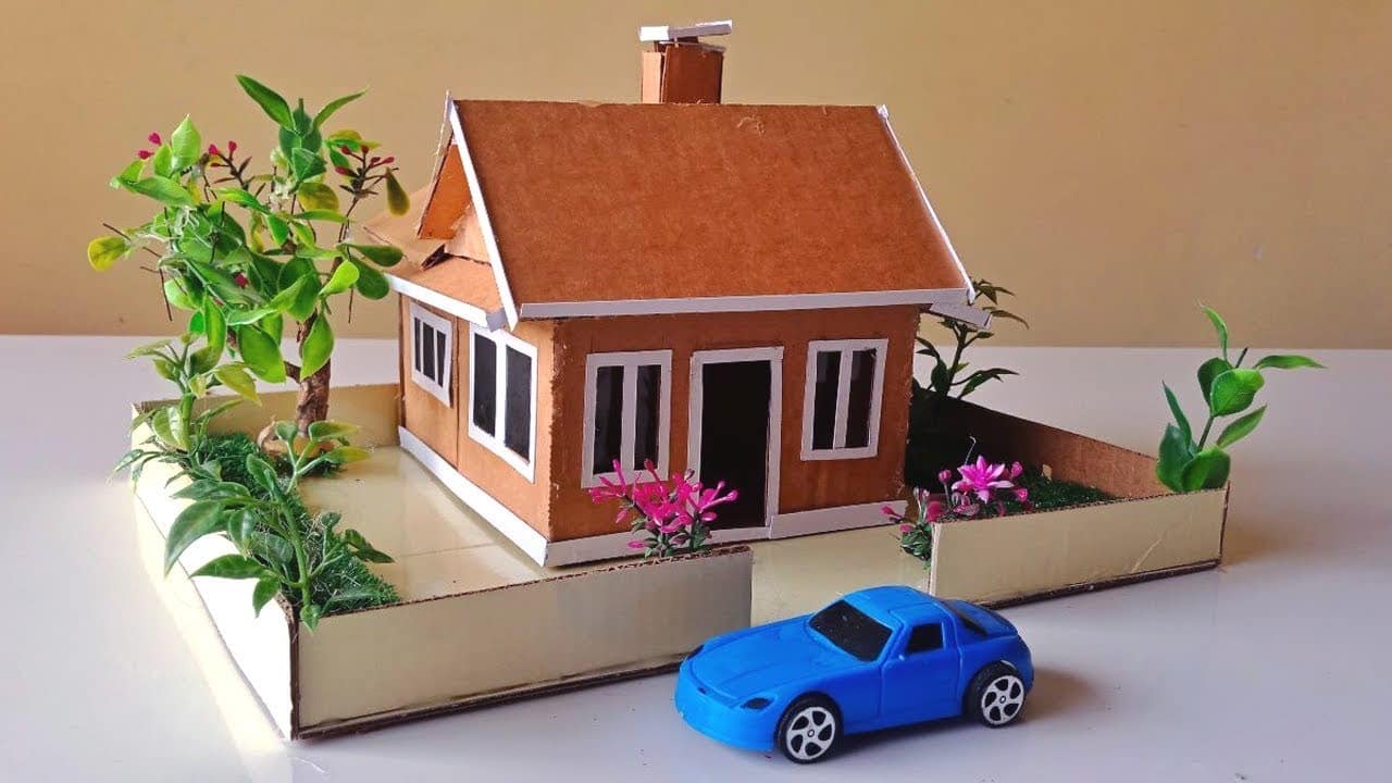 Detail Contoh Miniatur Rumah Dari Kardus Nomer 4