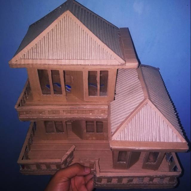 Detail Contoh Miniatur Rumah Dari Kardus Nomer 36