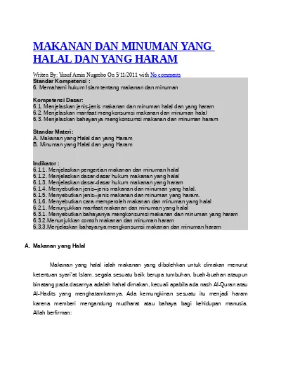 Detail Contoh Minuman Halal Nomer 50