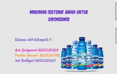 Detail Contoh Minuman Isotonik Nomer 58