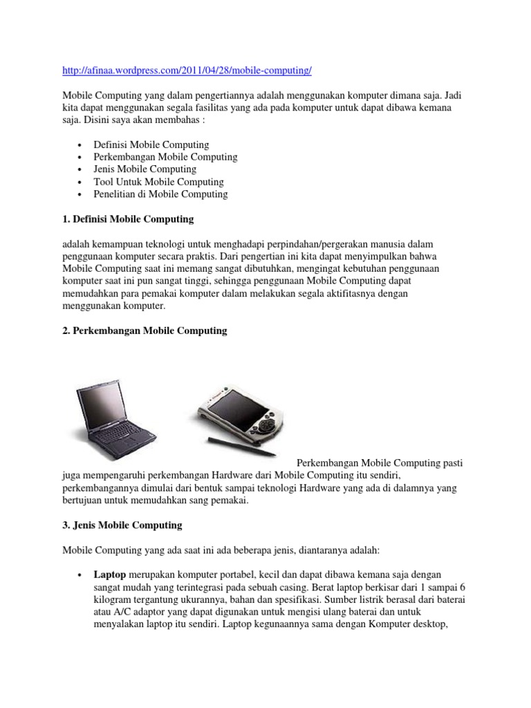 Detail Contoh Mobile Computing Nomer 49