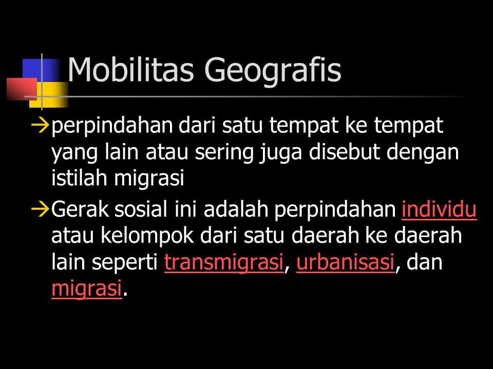 Detail Contoh Mobilitas Geografis Nomer 19