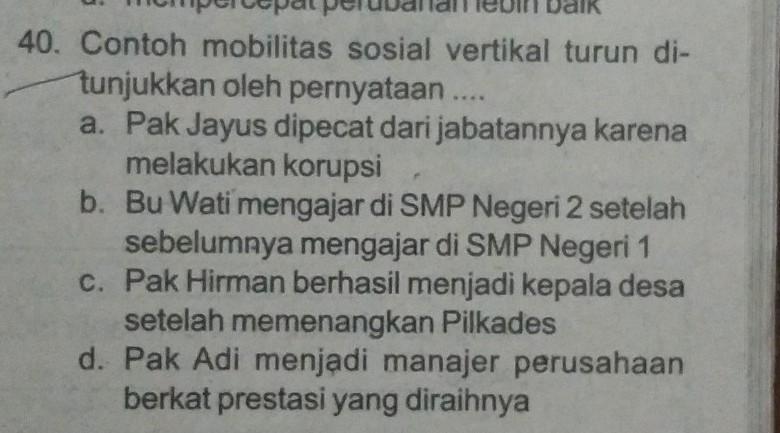 Detail Contoh Mobilitas Sosial Vertikal Nomer 10