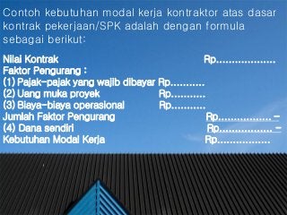 Detail Contoh Modal Kerja Nomer 30