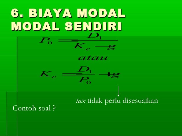 Detail Contoh Modal Sendiri Nomer 27