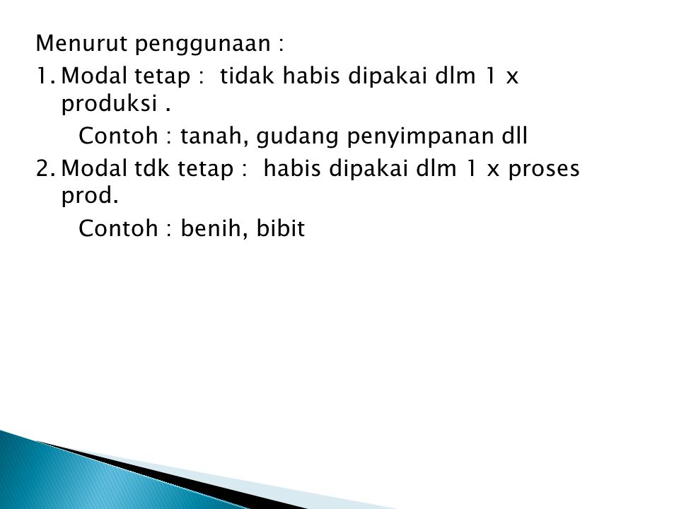 Detail Contoh Modal Tetap Nomer 16