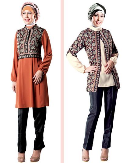 Detail Contoh Model Baju Batik Kombinasi Nomer 17