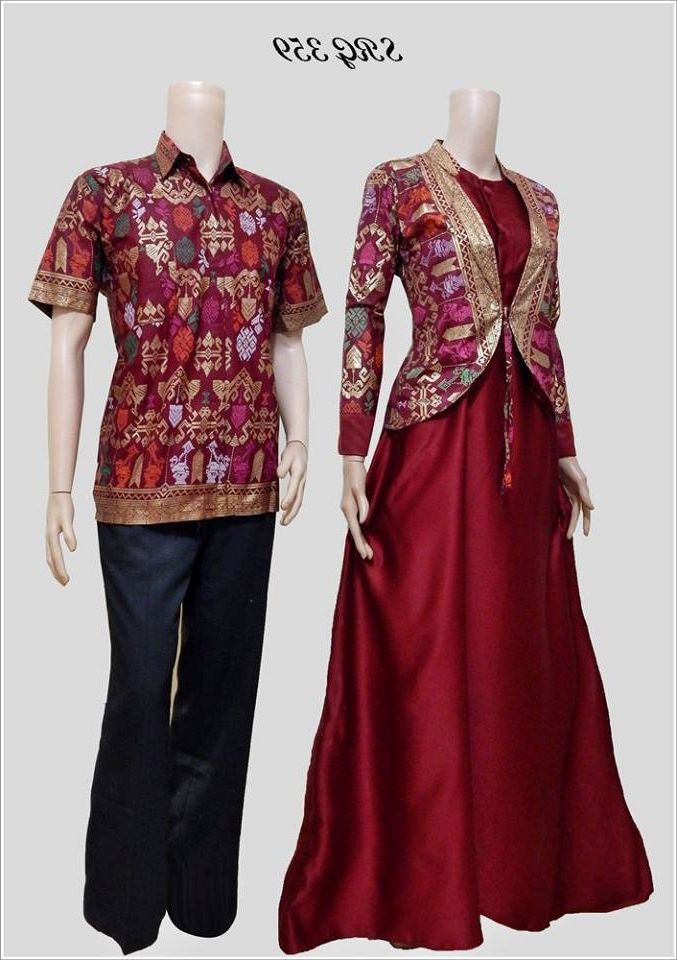 Detail Contoh Model Baju Batik Kombinasi Nomer 48