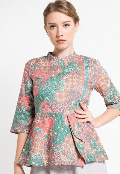 Detail Contoh Model Baju Batik Modern Nomer 9