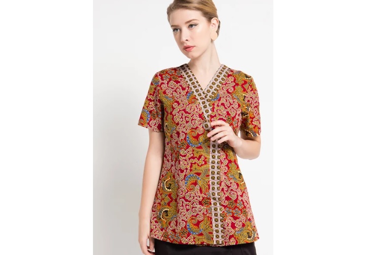 Detail Contoh Model Baju Batik Wanita Nomer 36