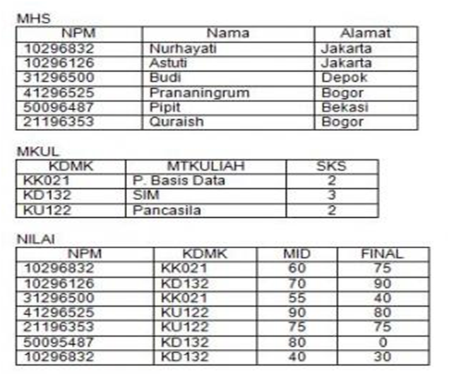 Detail Contoh Model Data Relasional Nomer 27