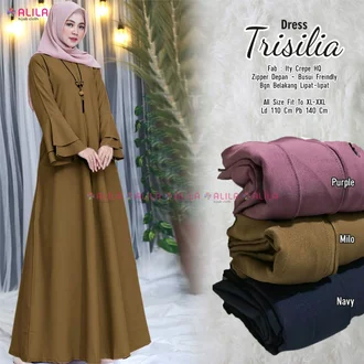 Detail Contoh Model Lengan Gamis Nomer 36