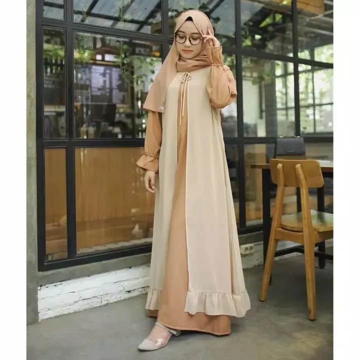 Detail Contoh Model Lengan Gamis Nomer 41