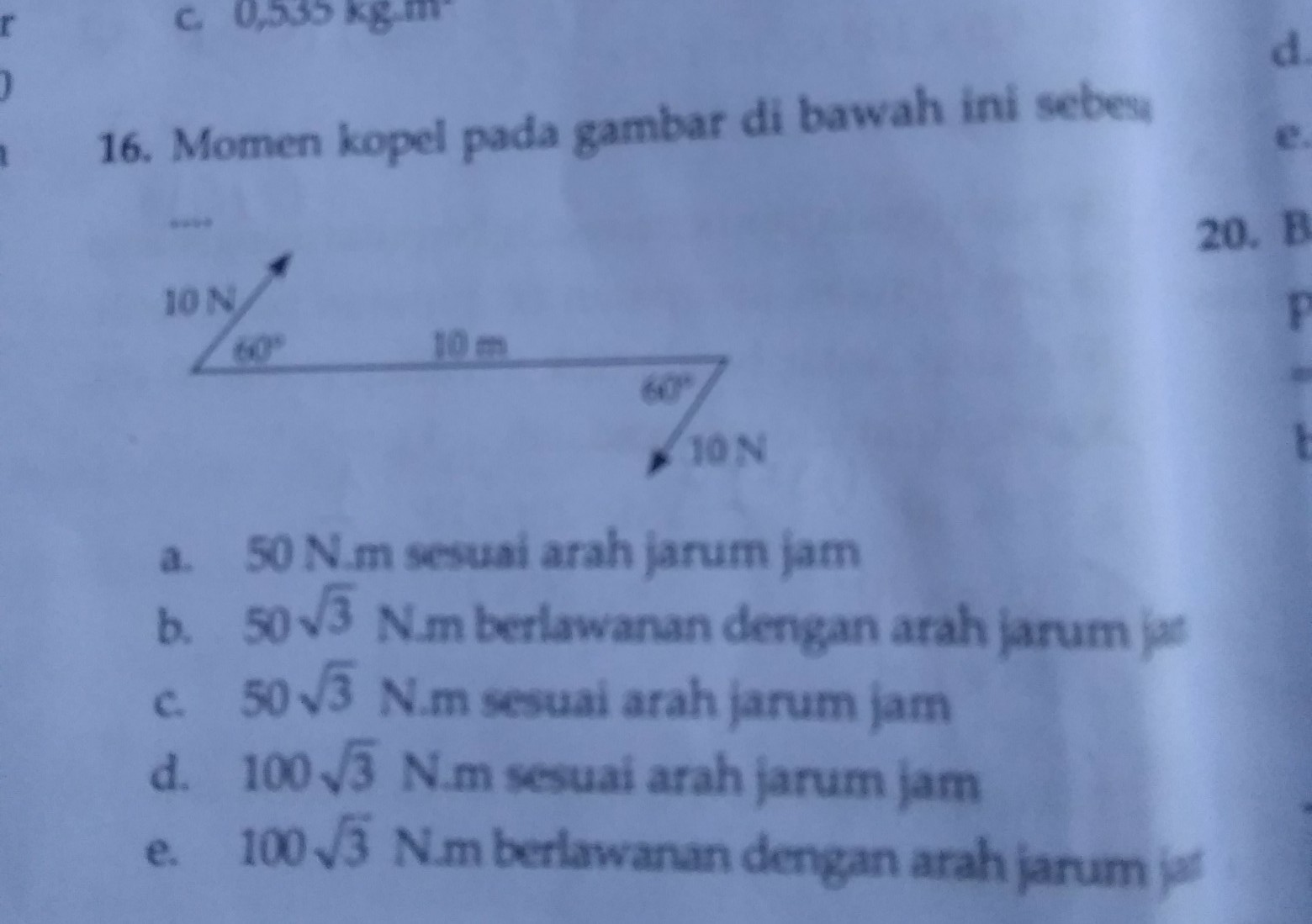 Detail Contoh Momen Kopel Nomer 6