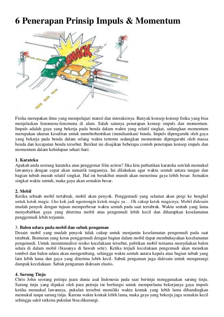 Detail Contoh Momentum Dan Impuls Nomer 29