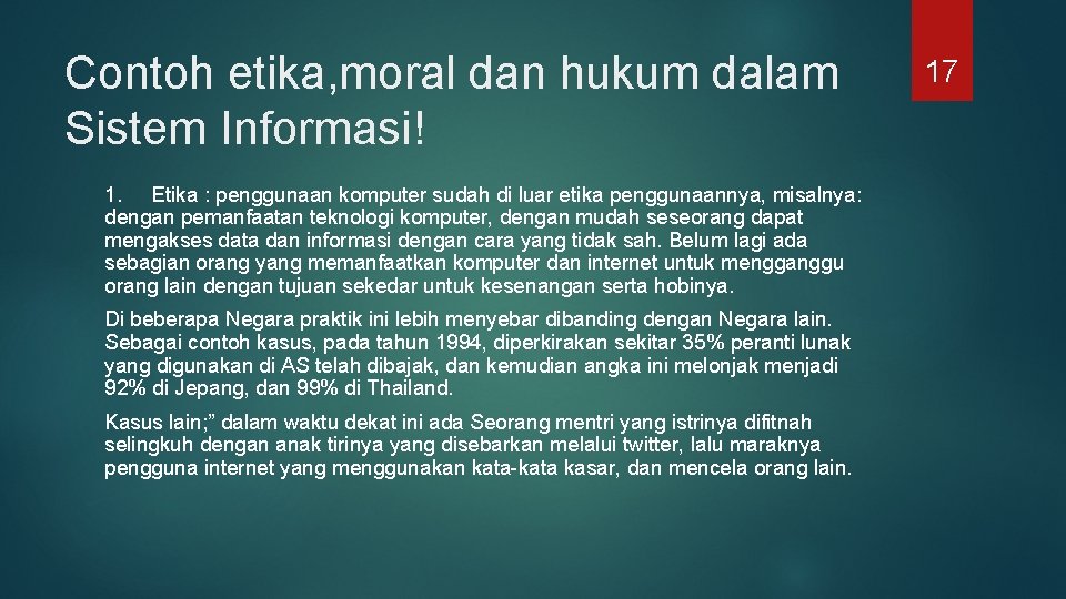 Detail Contoh Moral Dan Etika Nomer 42