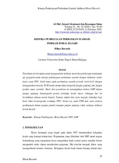 Detail Contoh Moral Hazard Nomer 33