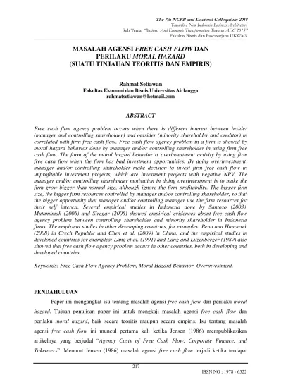 Detail Contoh Moral Hazard Nomer 51