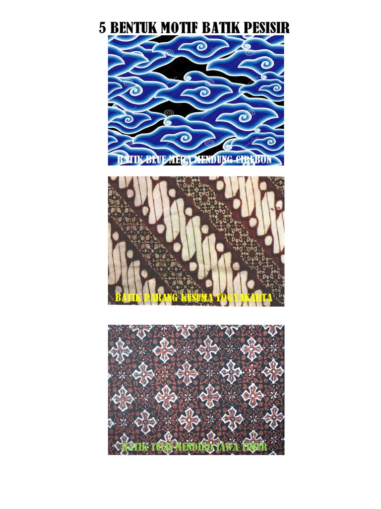 Detail Contoh Motif Batik Pesisir Nomer 40