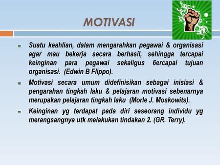 Detail Contoh Motivasi Organisasi Nomer 11