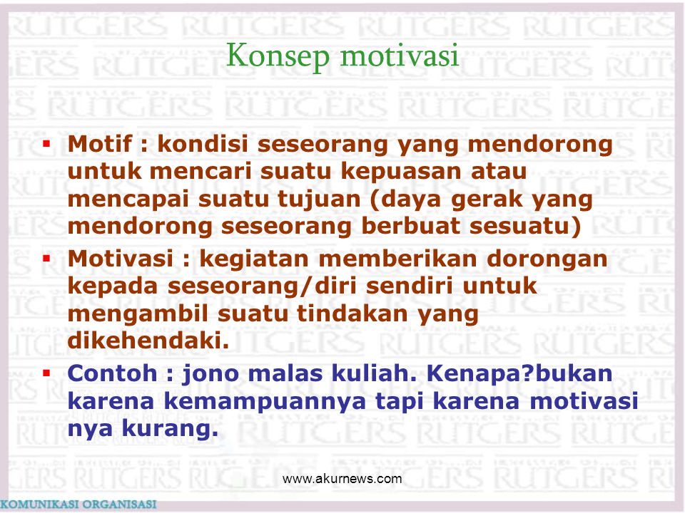 Detail Contoh Motivasi Organisasi Nomer 8