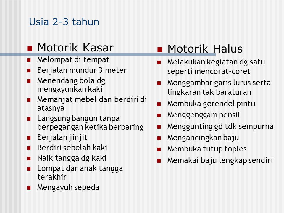 Detail Contoh Motorik Kasar Dan Halus Anak Tk Nomer 5