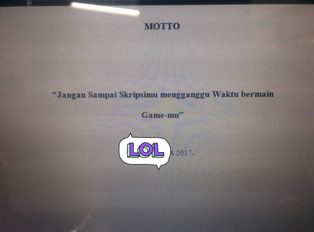 Detail Contoh Motto Dalam Skripsi Nomer 45