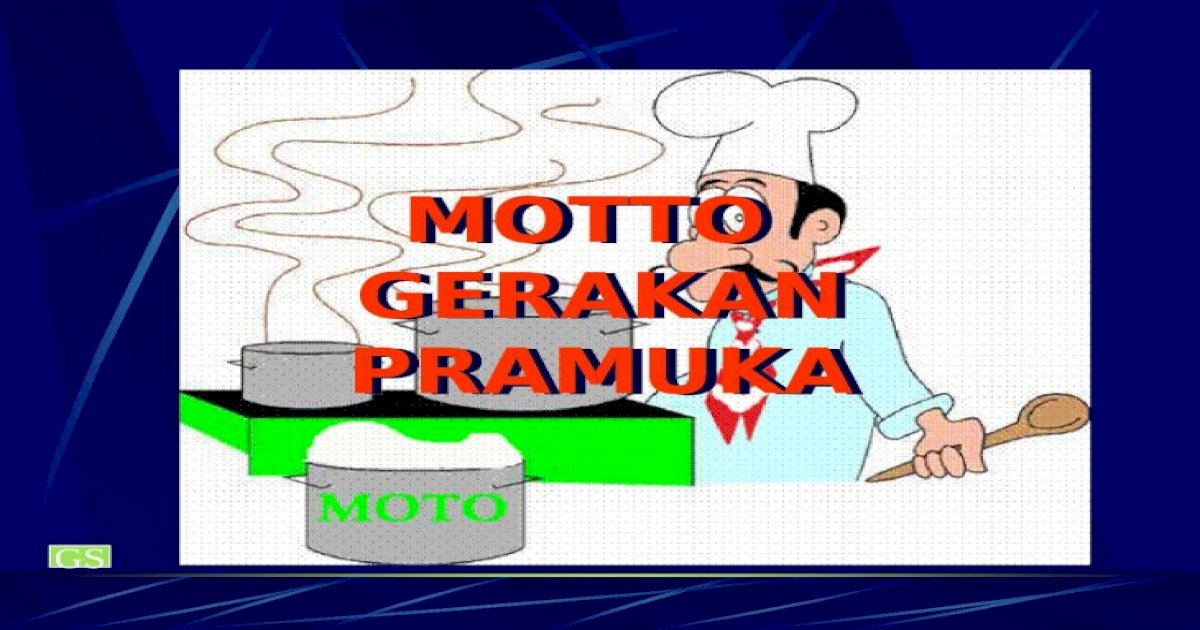 Detail Contoh Motto Pramuka Nomer 25