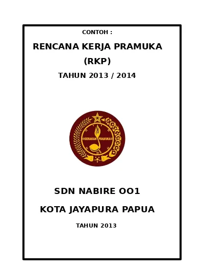 Detail Contoh Motto Pramuka Nomer 40