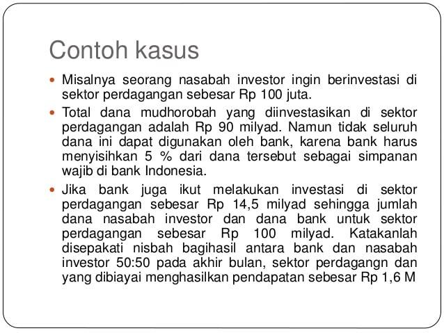 Detail Contoh Mudharabah Mutlaqah Nomer 18