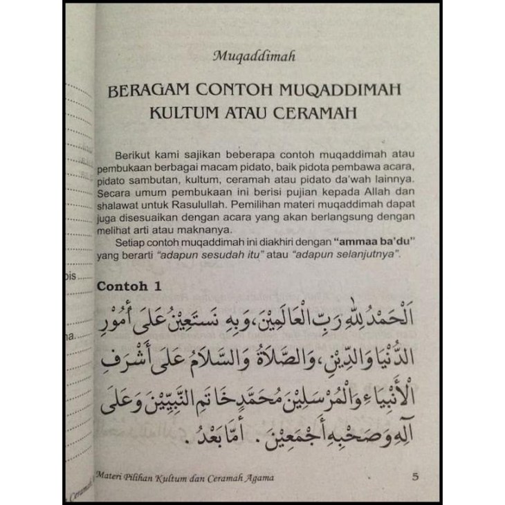 Detail Contoh Mukadimah Singkat Nomer 23