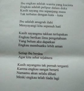 Detail Contoh Musikalisasi Puisi Nomer 3