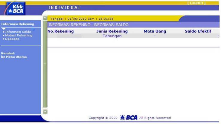 Detail Contoh Mutasi Rekening Bca Nomer 27