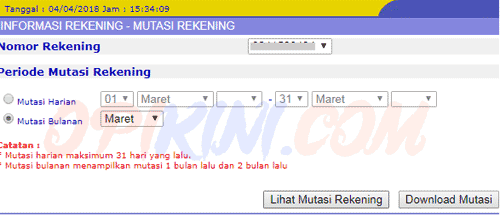 Detail Contoh Mutasi Rekening Bca Nomer 43