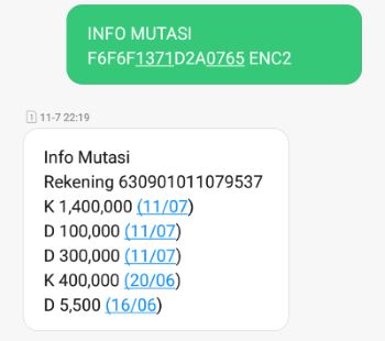 Detail Contoh Mutasi Rekening Bri Nomer 27