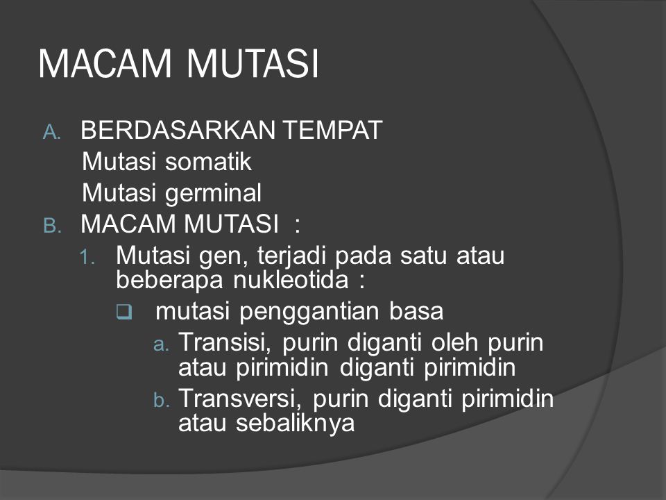 Detail Contoh Mutasi Somatik Nomer 14