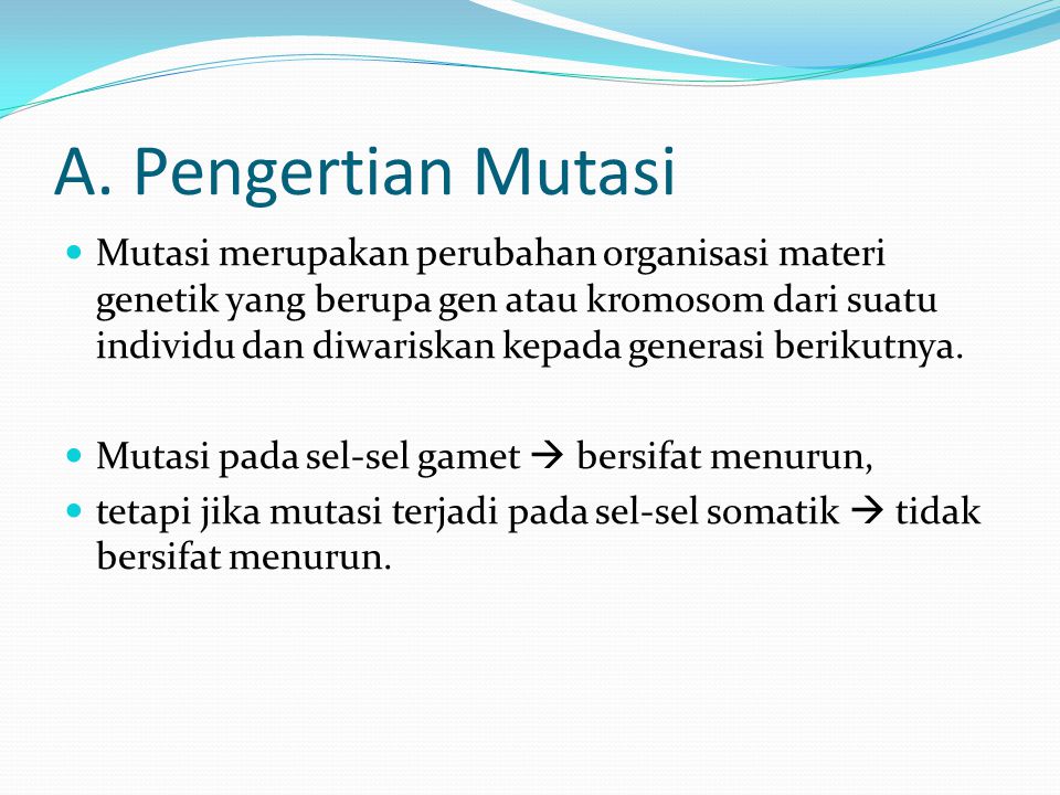 Detail Contoh Mutasi Somatik Nomer 16