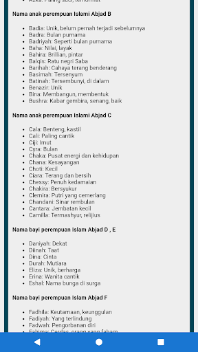 Detail Contoh Nama Anak Perempuan Islami Nomer 21